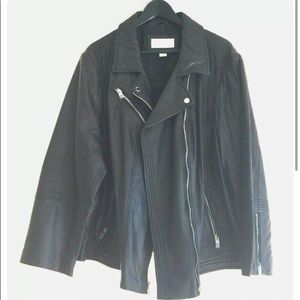 Michael Kors Genuine Leather Jacket - Women's Plus 3X